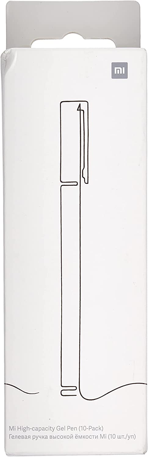 Pluma de Gel Xiaomi Mi High Capacity Gel Pen (Negro) - 10pzs