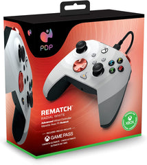 Control Alámbrico PDP Rematch Advanced Wired Controller (Blanco) - XBOX / PC