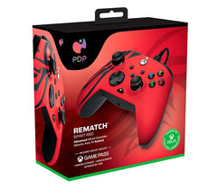 Control Alámbrico PDP Rematch Advanced Wired Controller (Rojo) - XBOX / PC