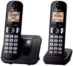 Teléfono Fijo Inalámbrico Panasonic TGC212MEB (2 piezas) - Negro